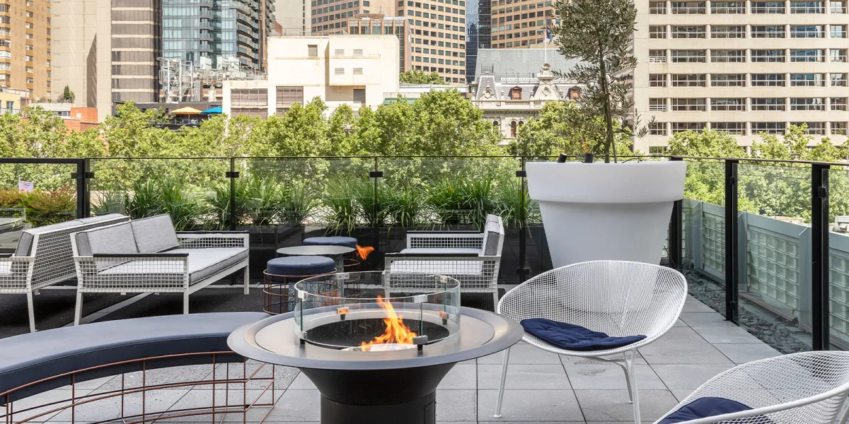 Lancemore Crossley st Boutique Luxury Accommodations Melbourne rooftop terrace Events 2000 x 800 6 v2